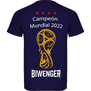 Camiseta Biwenger Campeón Mundial 2022